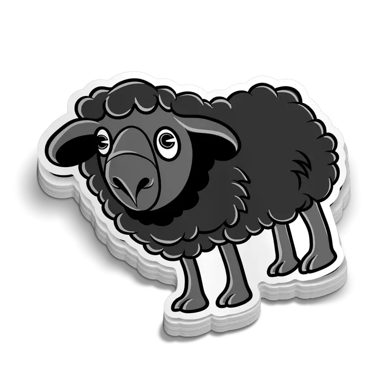 Black Sheep - Hard Hat Decal