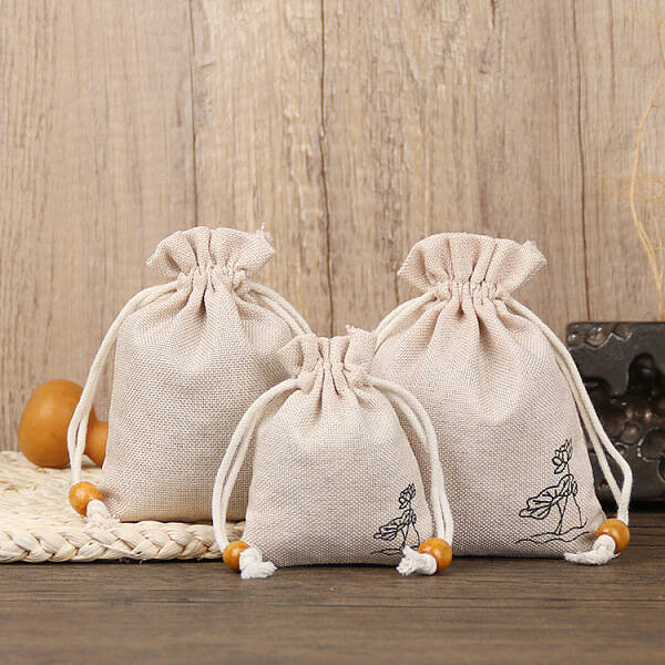 Linenette Drawstring Bags