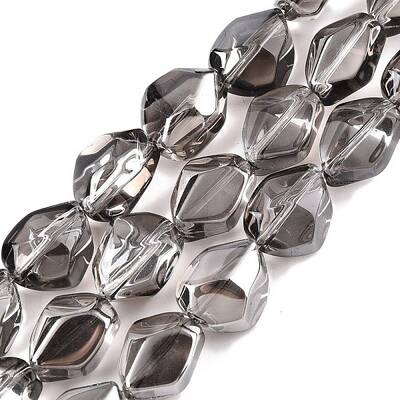 Electroplate Glass Beads Strands