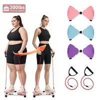 Waist Twist Workout Machine, Ab Machine with 300 lbs Weight for Slim Waist and Core Ab Exercise Foot Massage and Weight Loss,...