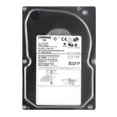 AD018322BC Compaq 18GB Ultra-160 SCSI 10000 3.5-inch Hard Drive
