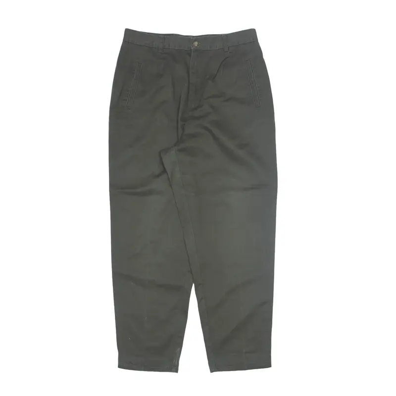 DRESS BARN Chino Trousers Green Relaxed Straight Womens W30 L28