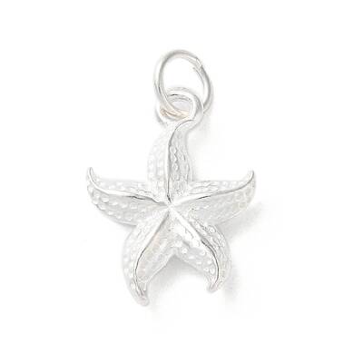 925 Sterling Silver Starfish Pendants