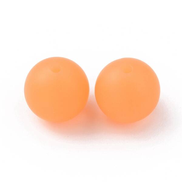 Luminous Round Food Grade Silicone Beads