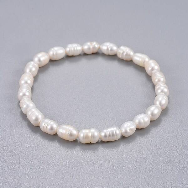 Natural Pearl Beads Stretch Bracelets