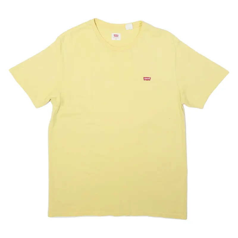 LEVI'S Mens T-Shirt Yellow M