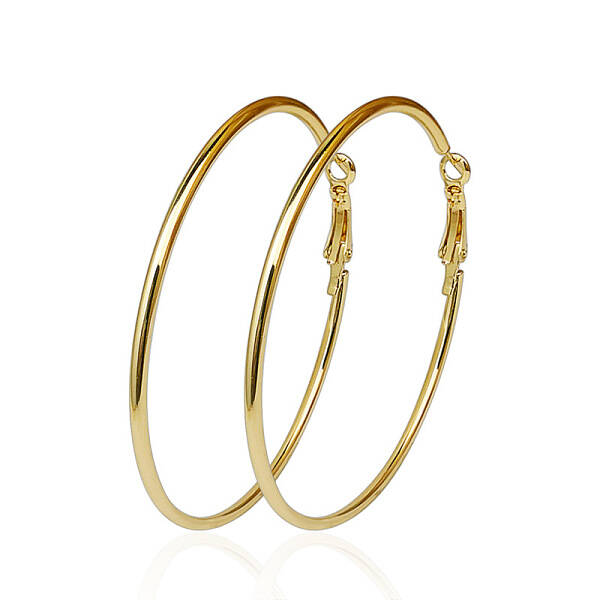 Stylish LED Hoop Earrings for Women - Non-Pierced Clip-On Design