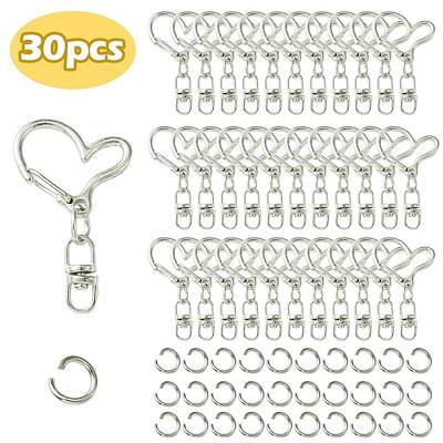 Alloy Heart Lobster Clasps