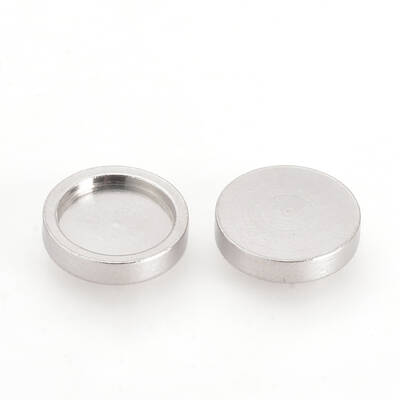 Non-Tarnish 201 Stainless Steel Plain Edge Bezel Cups