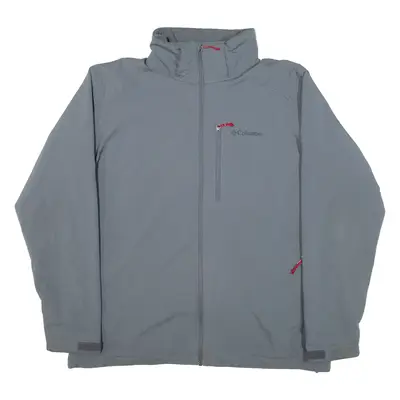 COLUMBIA Insulated Mens Jacket Blue XL