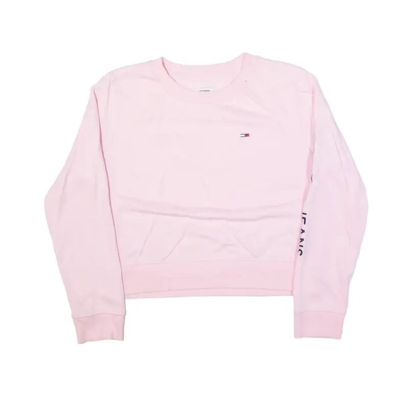 TOMMY HILFIGER Cropped Sweatshirt Pink Mens M