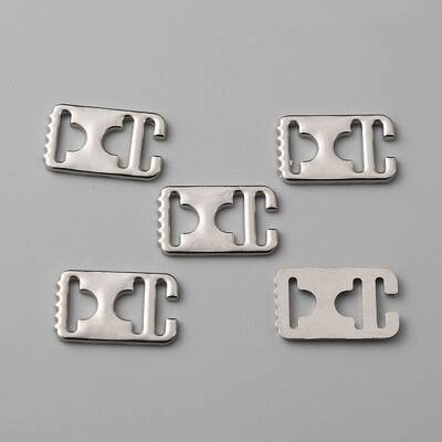 Zinc Alloy Ribbon Crimp Ends