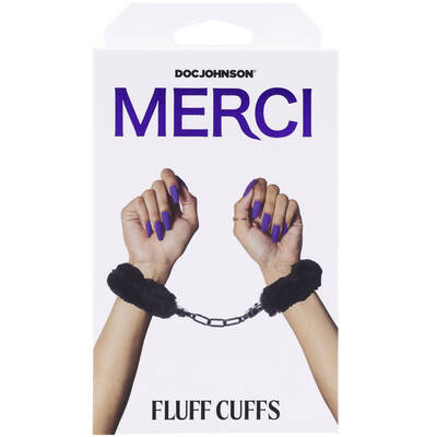 Merci - Fluff Cuffs - Black