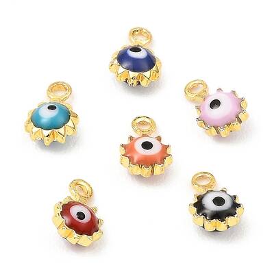 Brass Enamel Charms