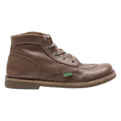KICKERS Lace-Up Boots Brown Leather Womens UK 5