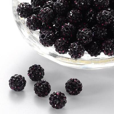 Pave Disco Ball Beads