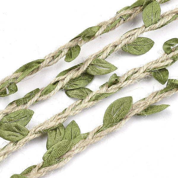 Polyester Leaf Trim Ribbon