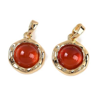 Natural Carnelian(Dyed & Heated) Pendants