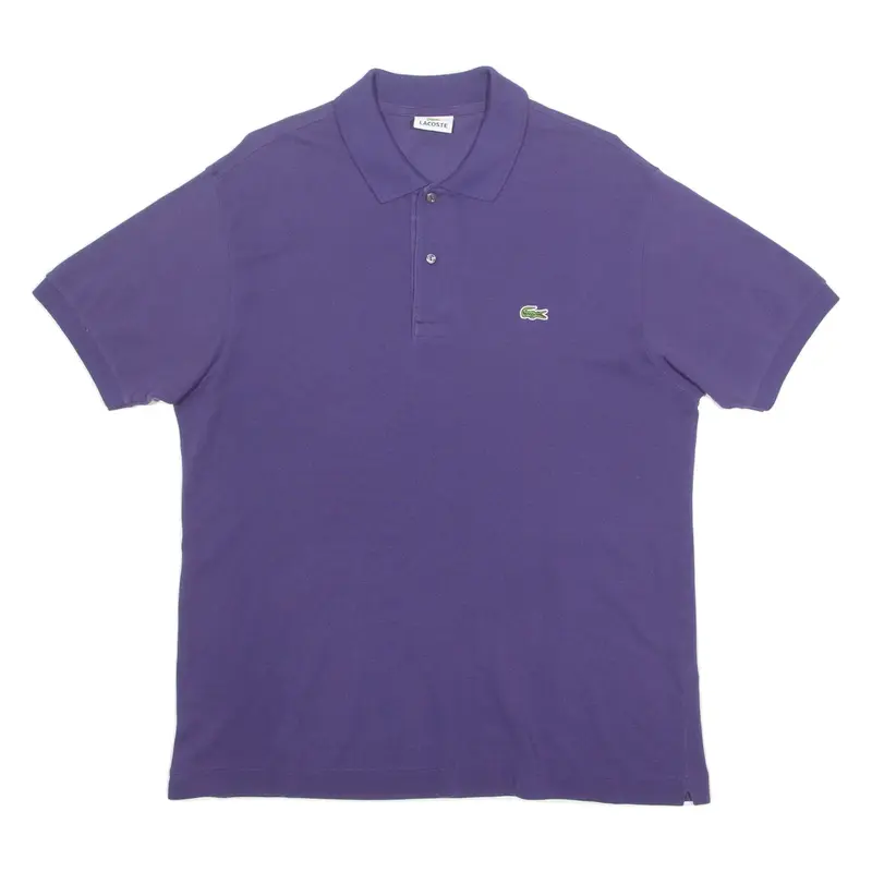 LACOSTE Mens Polo Shirt Purple XL