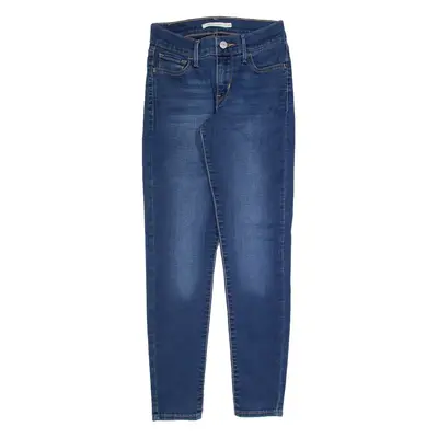 LEVI'S 710 Womens Jeans Blue Slim Skinny Stone Wash W26 L28