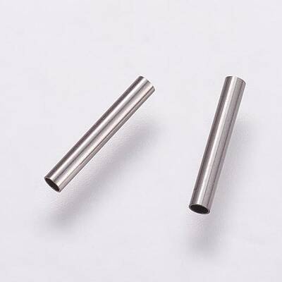 Tarnish Resistant 304 Stainless Steel Tube Beads