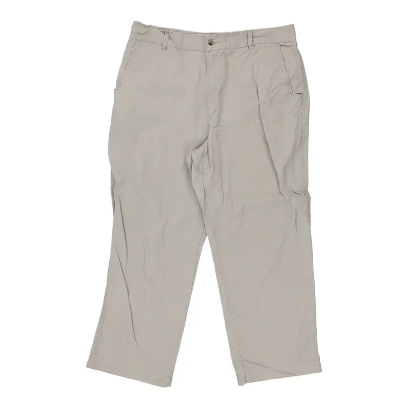 Woolrich Trousers - 34W 27L Beige Cotton