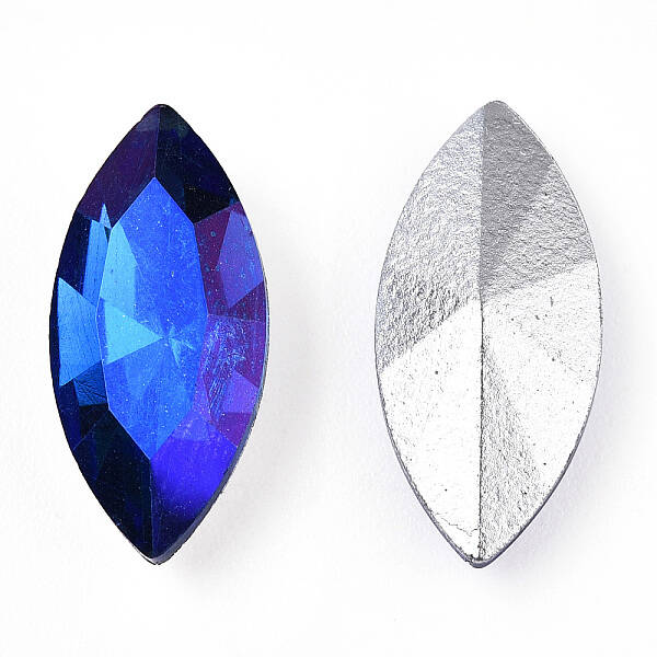Pointed Back Glass Rhinestone Cabochons