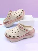 Women's Summer Fashionable Plain Color Slides, Casual Comfortable Breathable Non-slip Slides, All-match Soft Slippers for Ind...