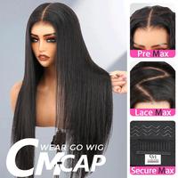 CurlyMe Pre-Max Wear Go 9x6 HD Lace Tiny Knots M-cap Glueless Straight Hair Lace Front Wigs Outdoorfun