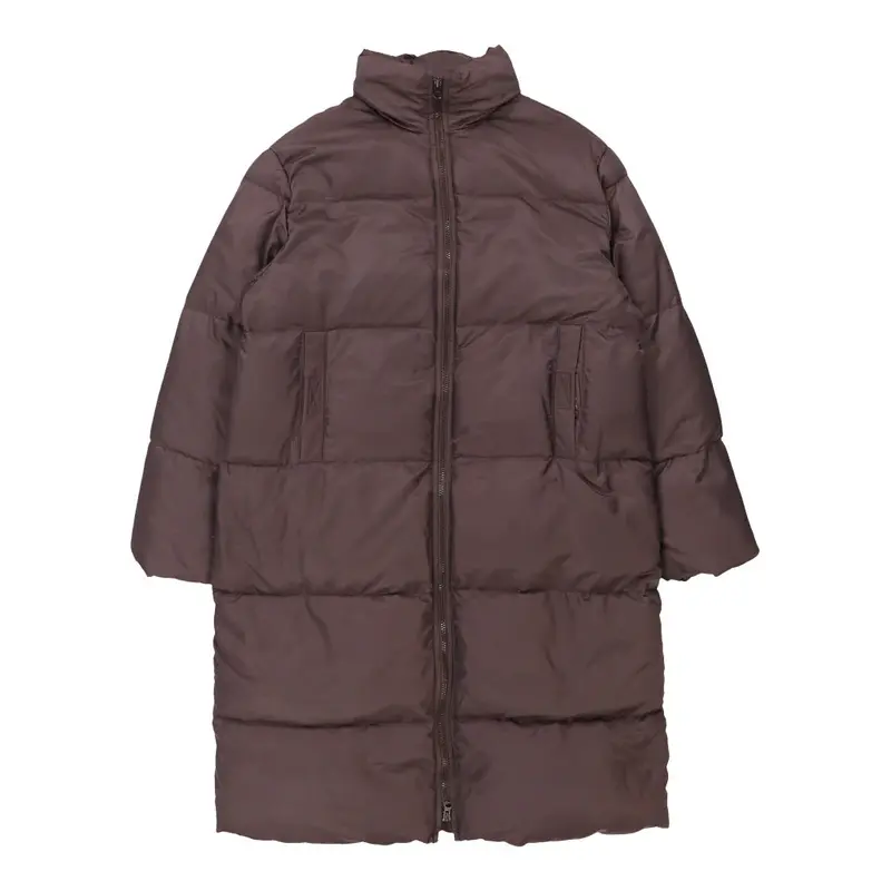Armani Jeans Puffer - XL Brown Polyester | Size: x-large