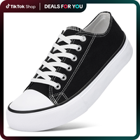 AKK Classic Casual Mango Thick Canvas Toe Women's Board Shoes - Lightweight, breathable, non-slip, cushioning for everyday co...