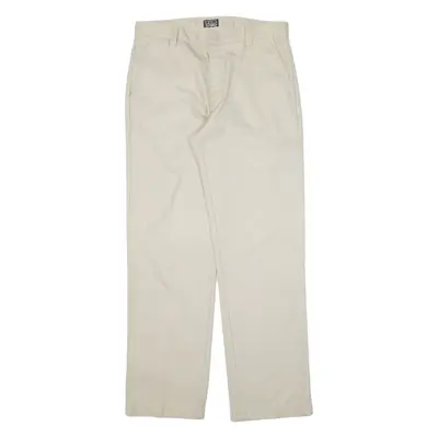 YES OR NO Chino Mens Trousers Beige Regular Straight W34 L32