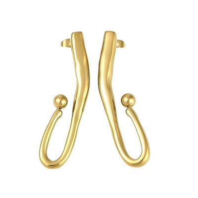 PVD Vacuum Plating 304 Stainless Steel Stud Earrings