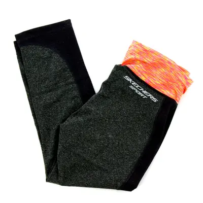 Skechers, Kaylee Deep, Cropped Waist, Synthetic Leggings, 10, Women