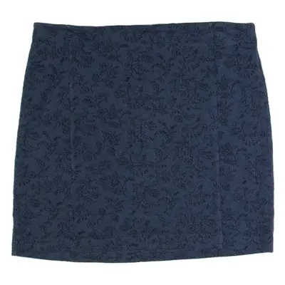 FAT FACE Womens Straight Skirt Blue Short Floral UK 16