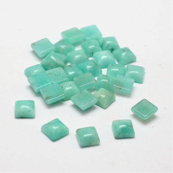 Square Natural Amazonite Cabochons