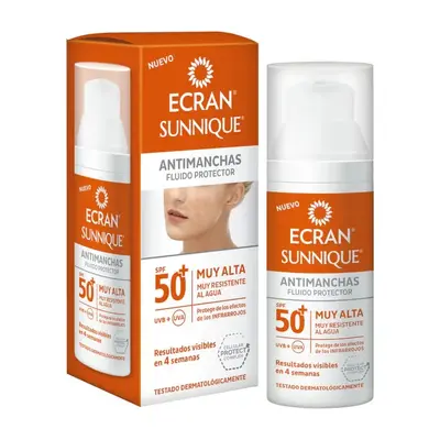 Ecran Sunnique Fluido Protettivo Anti-Macchia SPF50+ 50ml