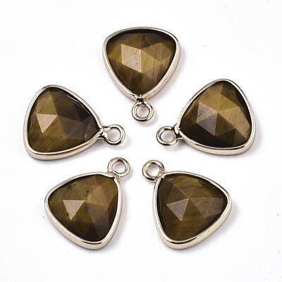 Natural Tiger Eye Charms