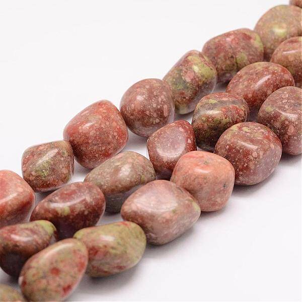 Natural Unakite Beads Strands