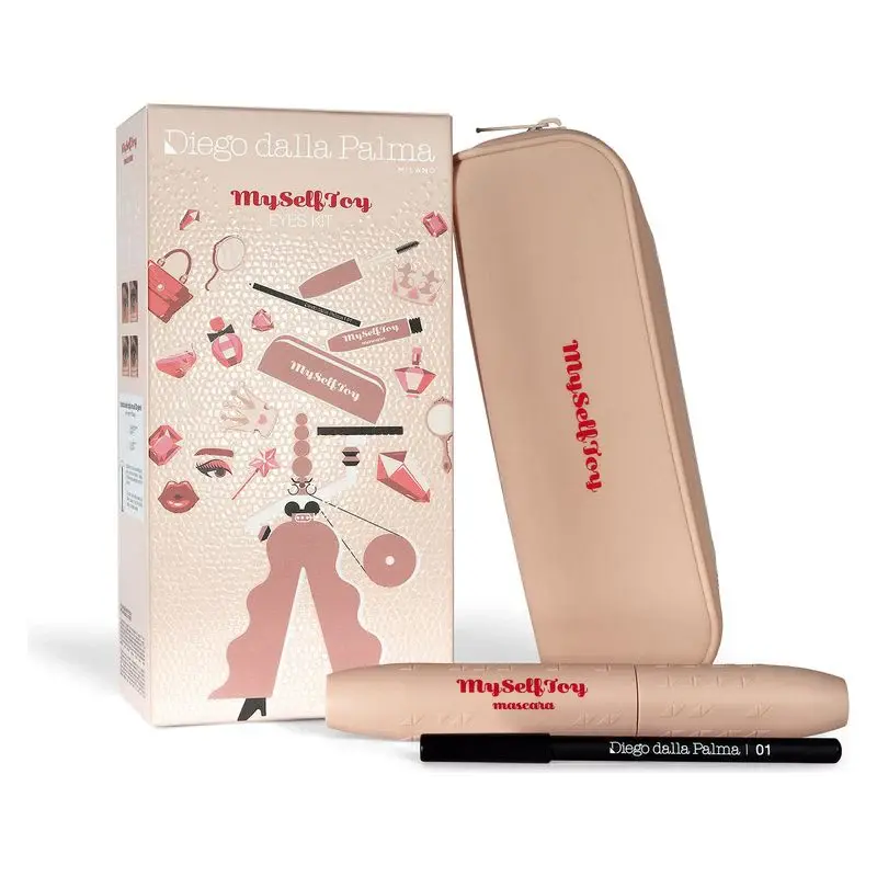 Diego Dalla Palma Cofanetto Myselftoy Mascara + Pochette + Matita 01 - 13 Ml + 1.83 G