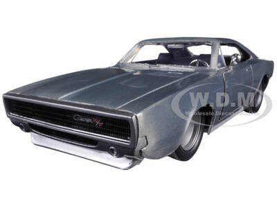 Dom's 1970 Dodge Charger R/T Bare Metal Fast & Furious 7 (2015) Movie 1/24 Diecast Model Car by Jada