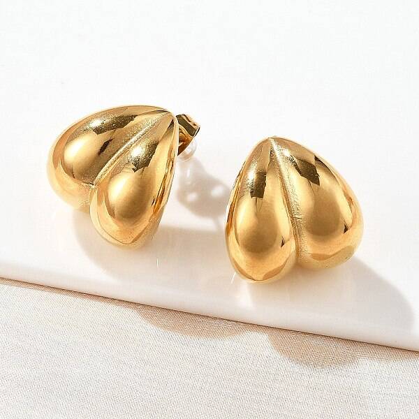 304 Stainless Steel Stud Earrings for Women