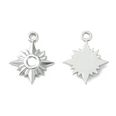 Non-Tarnish 304 Stainless Steel Pendant Cabochon Settings