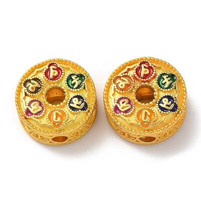 Rack Plating Alloy Enamel Beads