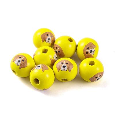 Wood European Beads