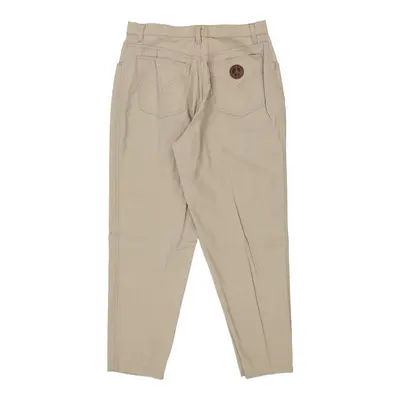 Moschino Jeans Trousers - 29W UK 12 Beige Cotton