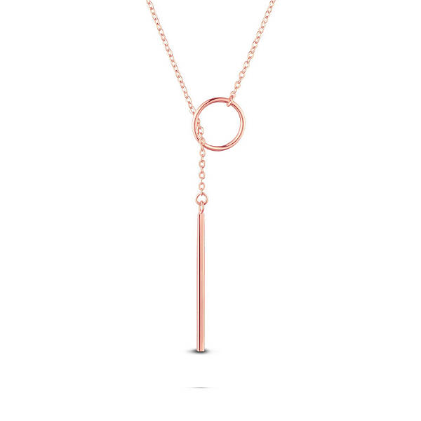 925 Sterling Silver Lariat Necklace