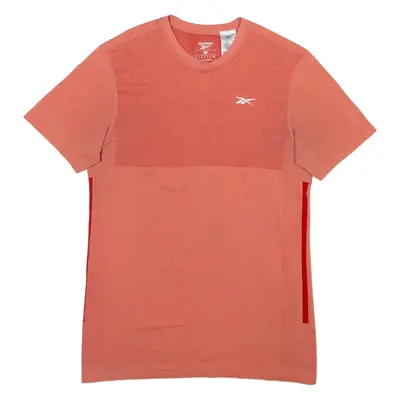 REEBOK Mens T-Shirt Red M