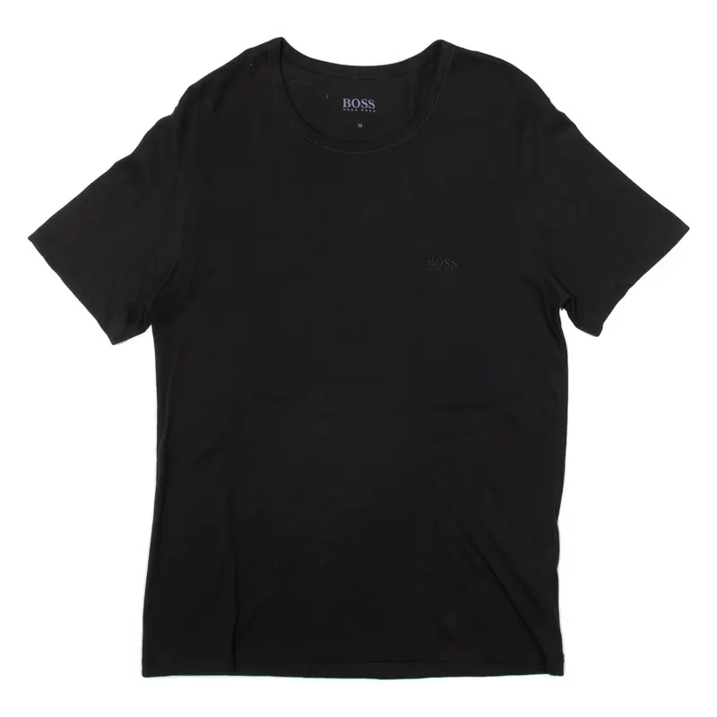 HUGO BOSS Mens T-Shirt Black M
