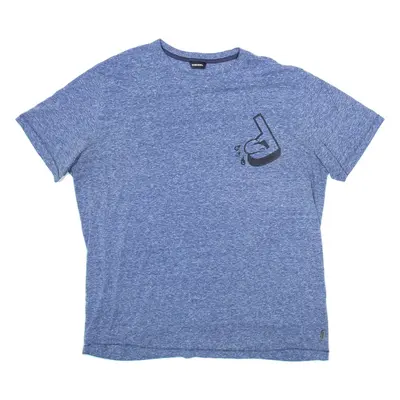 DIESEL Mens T-Shirt Blue M